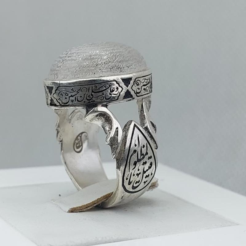 انگشتر رزق و روزی "گنج عرش" – در نجف اصل با حکاکی کامل سوره واقعه کد ۱۷۸۷