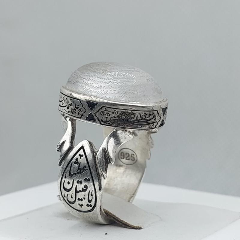 انگشتر رزق و روزی "گنج عرش" – در نجف اصل با حکاکی کامل سوره واقعه کد ۱۷۸۷