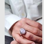 انگشتر نقره باسنگ عقیق سوسنی حکاکی علی رکاب نیزه کد 2514